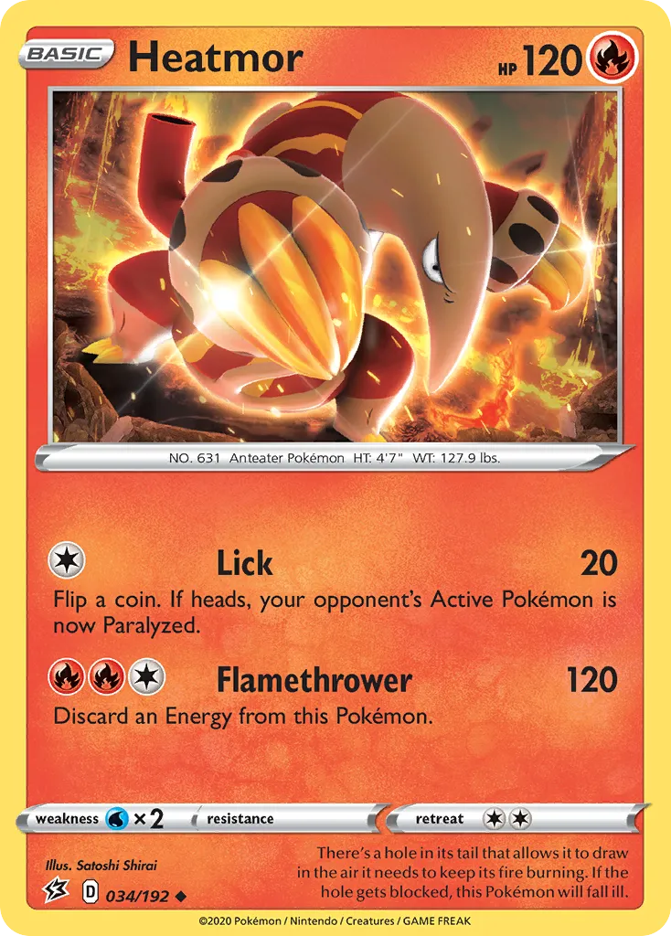 Heatmor — SWSH02: Rebel Clash — Pokemon