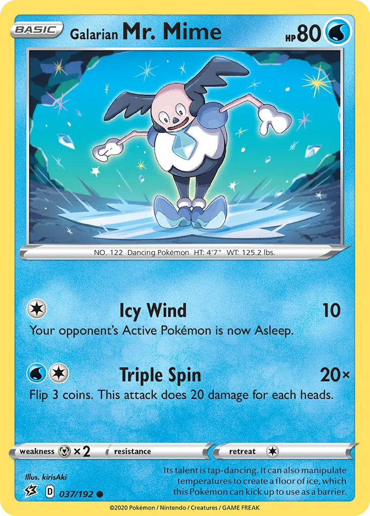Galarian Mr. Mime — SWSH02: Rebel Clash — Pokémon