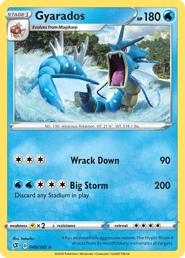 Gyarados — SWSH02: Rebel Clash — Pokemon