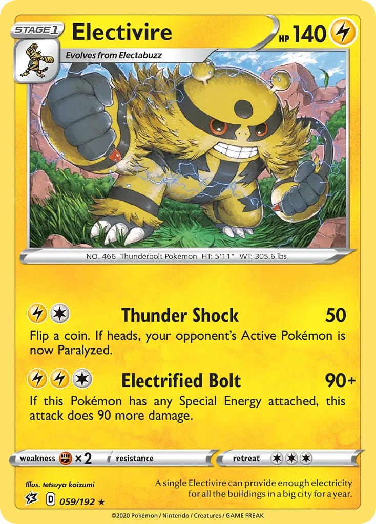 Electivire — SWSH02: Rebel Clash — Pokémon