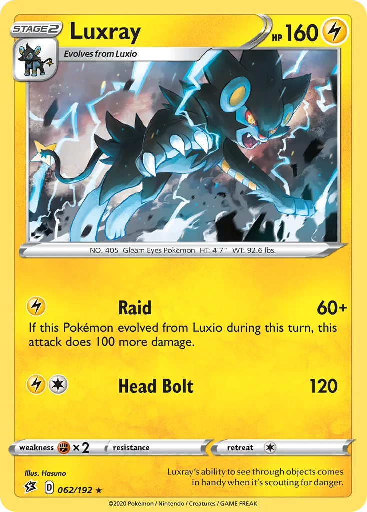 Luxray — SWSH02: Rebel Clash — Pokemon