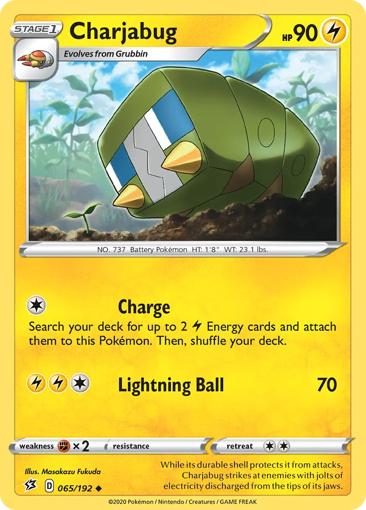 Charjabug — SWSH02: Rebel Clash — Pokémon