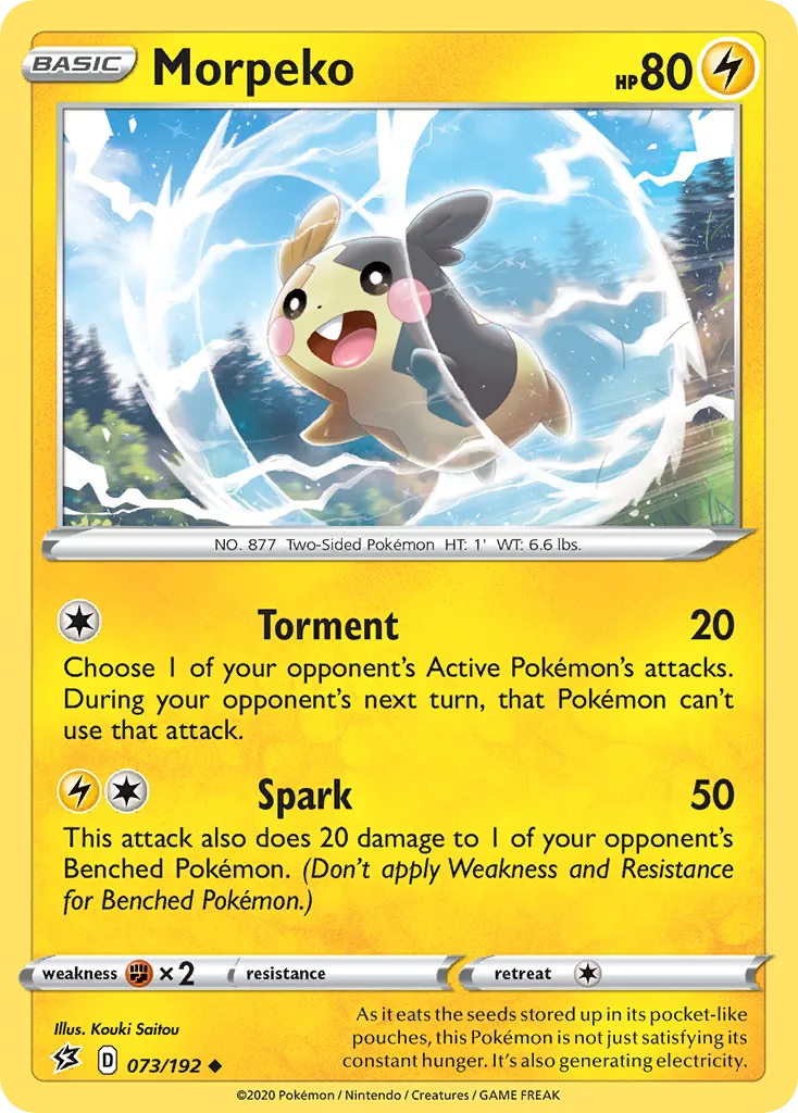 Morpeko — SWSH02: Rebel Clash — Pokémon
