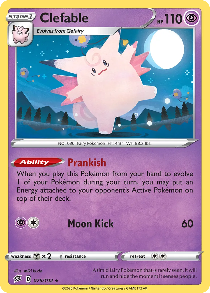Clefable from SWSH02: Rebel Clash - Pokemon
