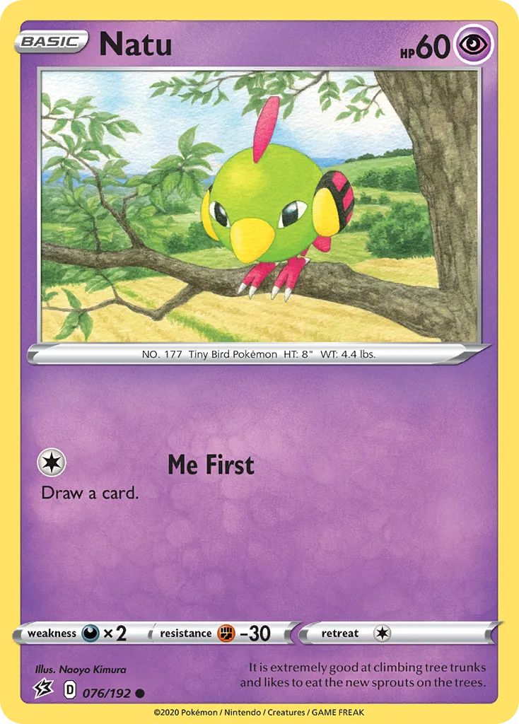 Natu — SWSH02: Rebel Clash — Pokémon