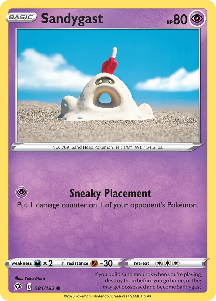 Sandygast from SWSH02: Rebel Clash - Pokemon