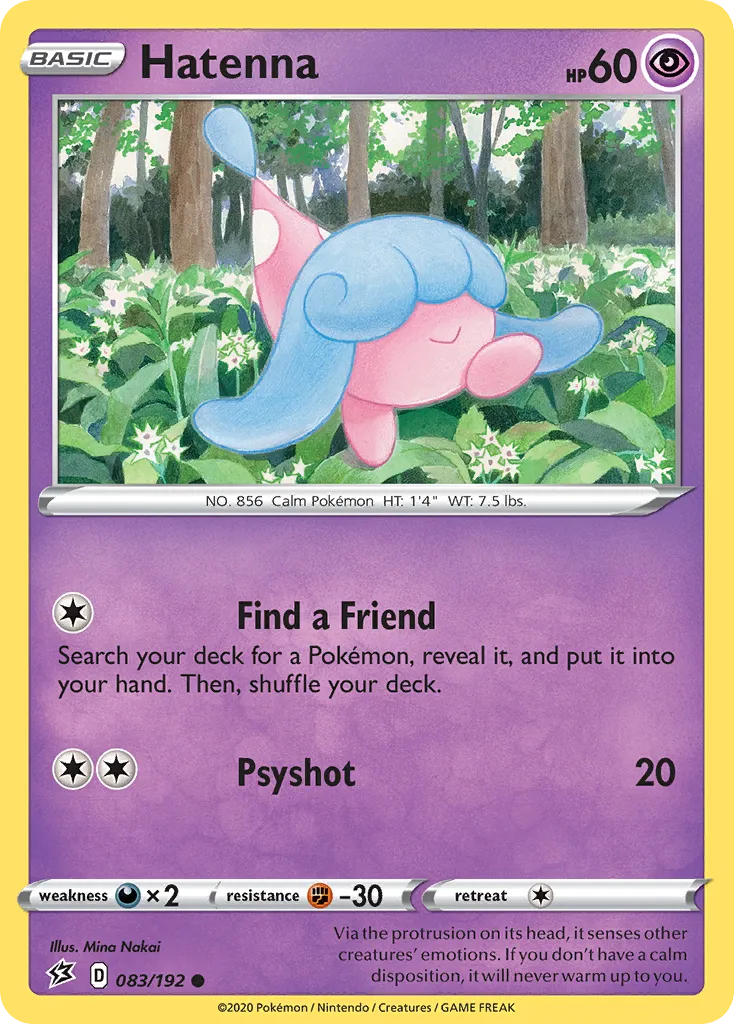 Hatenna — SWSH02: Rebel Clash — Pokémon