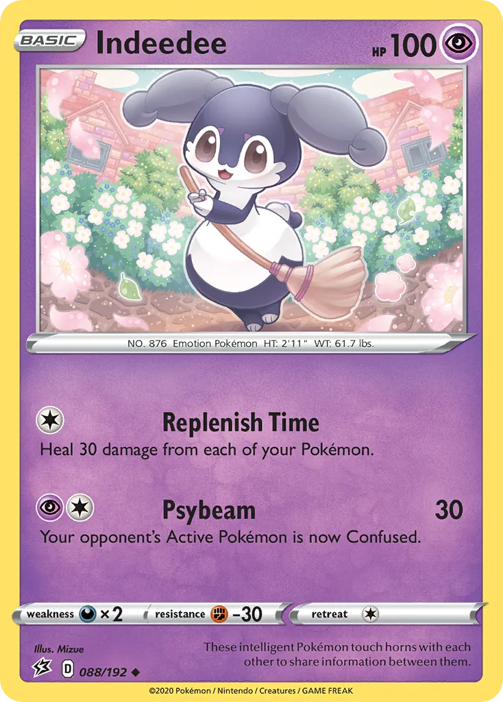 Indeedee — SWSH02: Rebel Clash — Pokémon