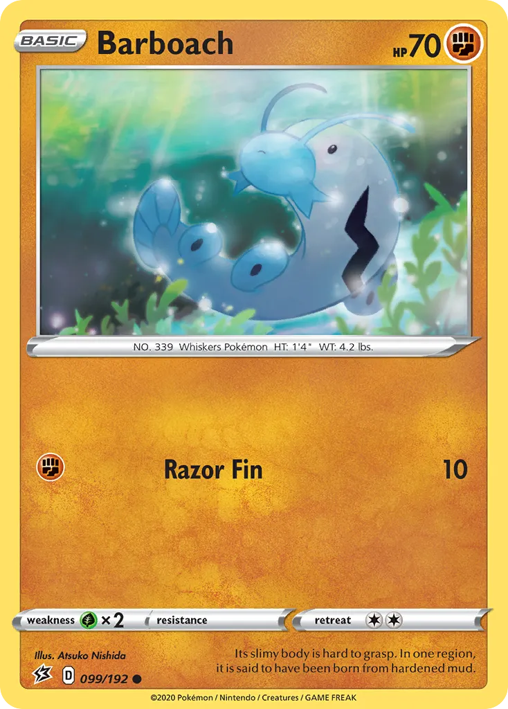 Barboach — SWSH02: Rebel Clash — Pokemon