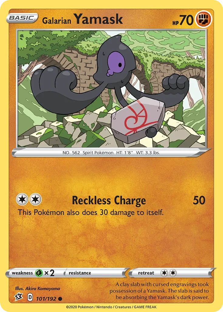 Galarian Yamask — SWSH02: Rebel Clash — Pokémon