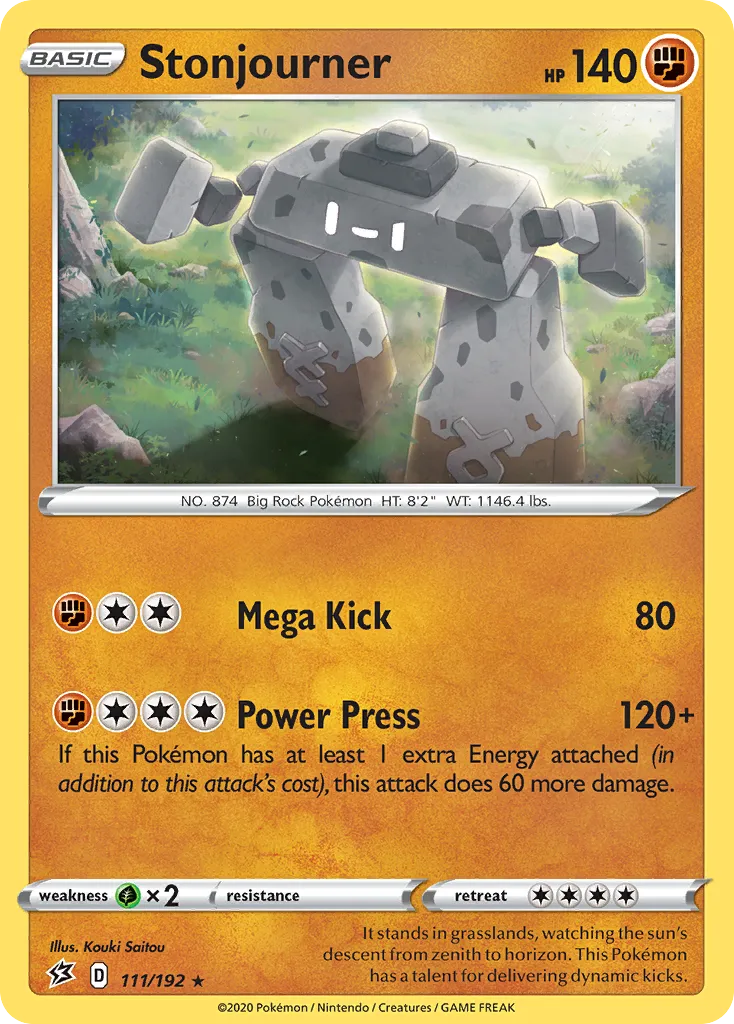 Stonjourner — SWSH02: Rebel Clash — Pokemon