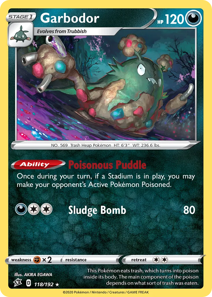 Garbodor — SWSH02: Rebel Clash — Pokémon