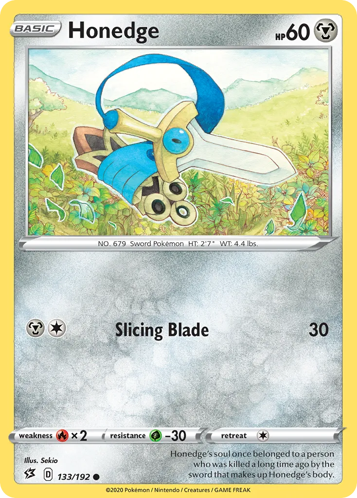 Honedge from SWSH02: Rebel Clash - Pokemon
