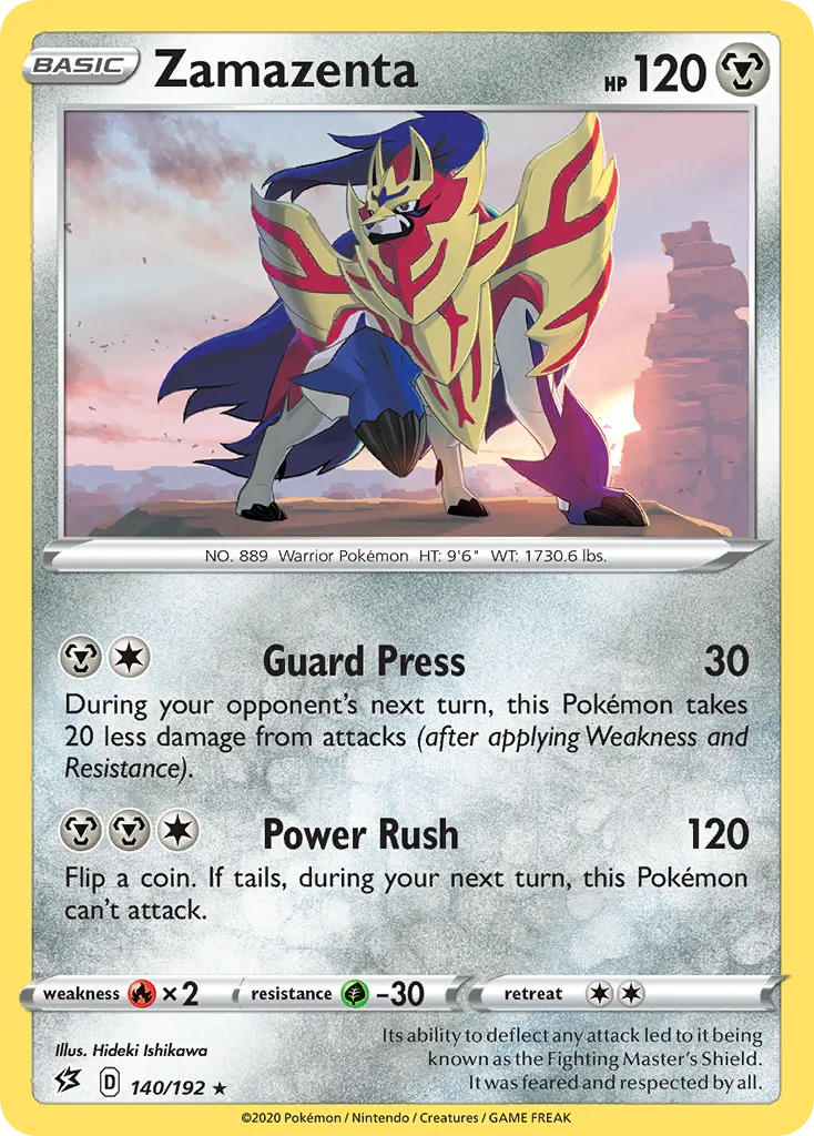 Zamazenta — SWSH02: Rebel Clash — Pokemon