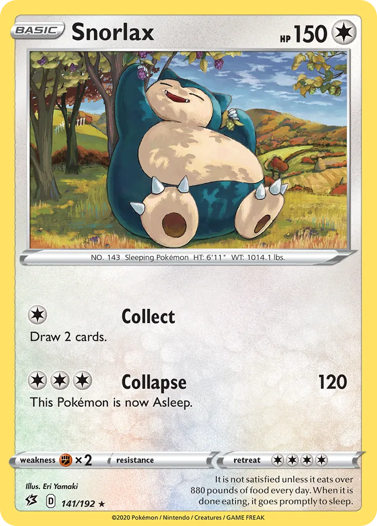 Ronflex — SWSH02: Rebel Clash — Pokemon