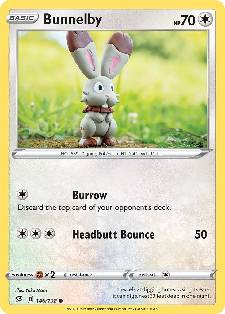 Bunnelby — SWSH02: Rebel Clash — Pokemon