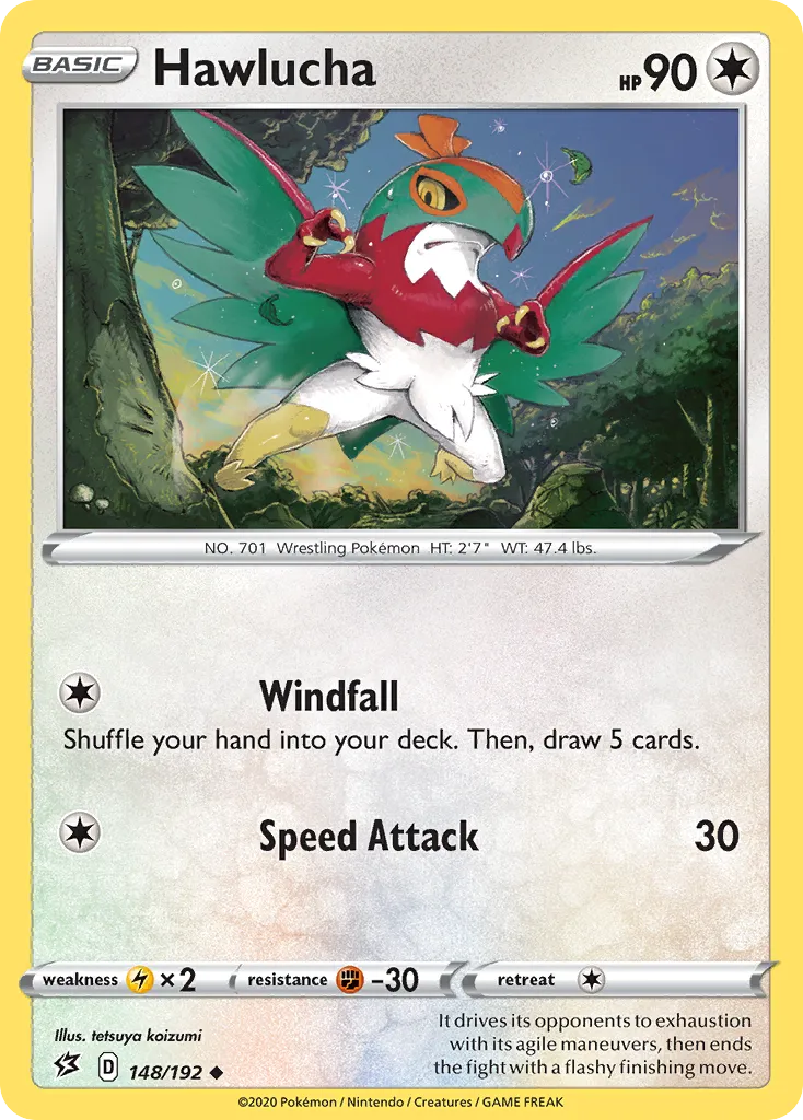 Hawlucha — SWSH02: Rebel Clash — Pokémon