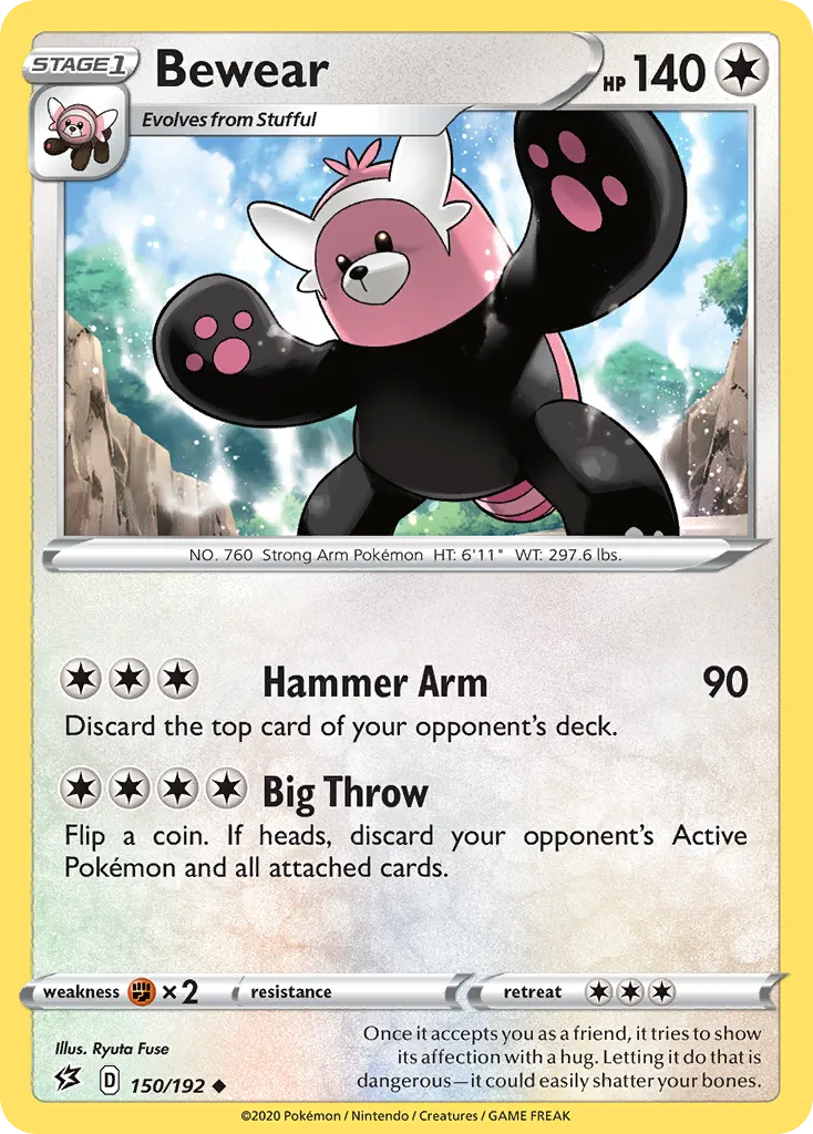 Bewear — SWSH02: Rebel Clash — Pokémon