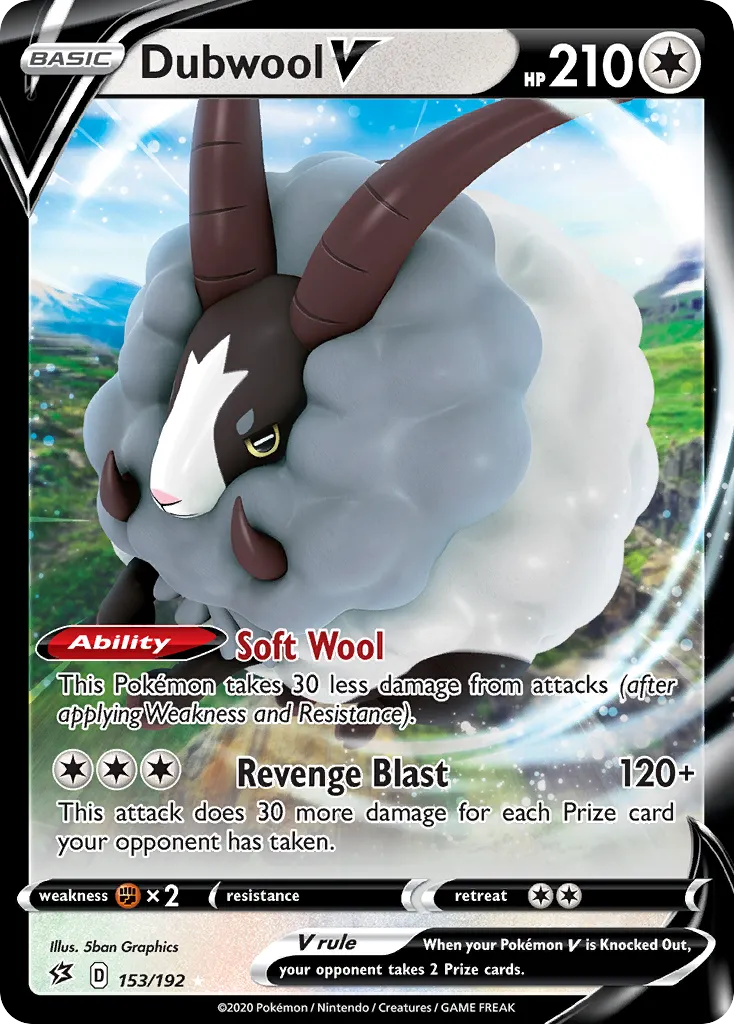 Dubwool V — SWSH02: Rebel Clash — Pokémon