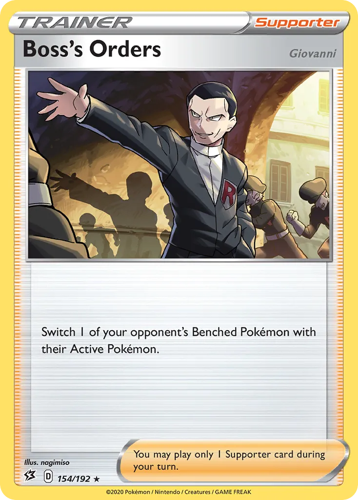 Boss's Orders — SWSH02: Rebel Clash — Pokemon