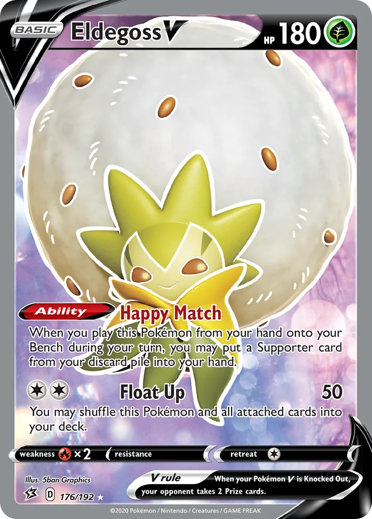 Eldegoss V — SWSH02: Rebel Clash — Pokemon