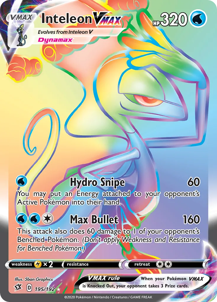 Inteleon VMAX — SWSH02: Rebel Clash — Pokémon