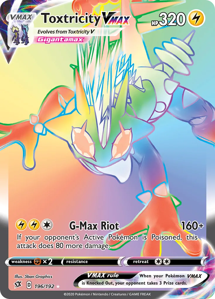 Toxtricity VMAX — SWSH02: Rebel Clash — Pokémon