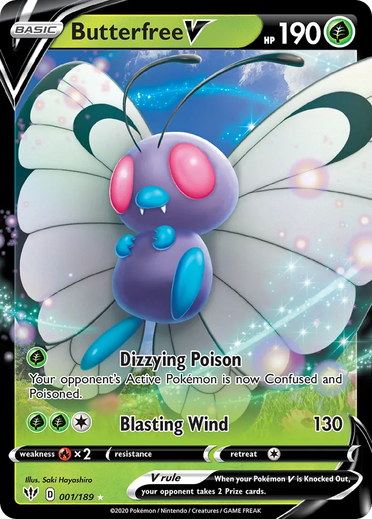Butterfree V — SWSH03: Darkness Ablaze — Pokémon