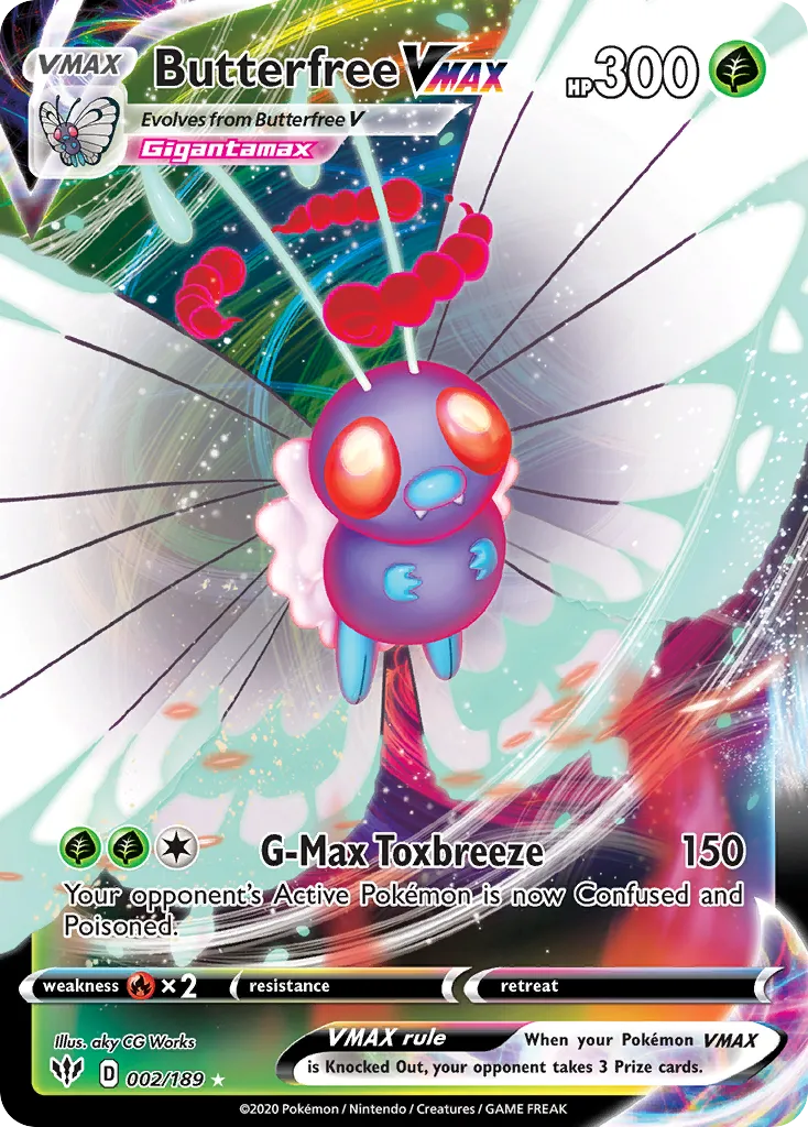 Butterfree VMAX — SWSH03: Darkness Ablaze — Pokémon