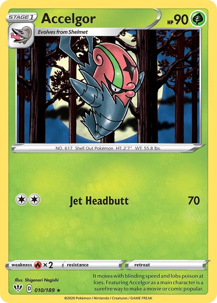 Accelgor — SWSH03: Darkness Ablaze — Pokémon