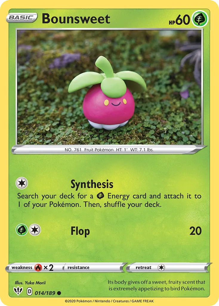 Bounsweet — SWSH03: Darkness Ablaze — Pokémon