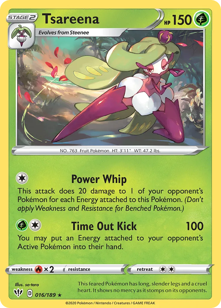 Tsareena — SWSH03: Darkness Ablaze — Pokémon