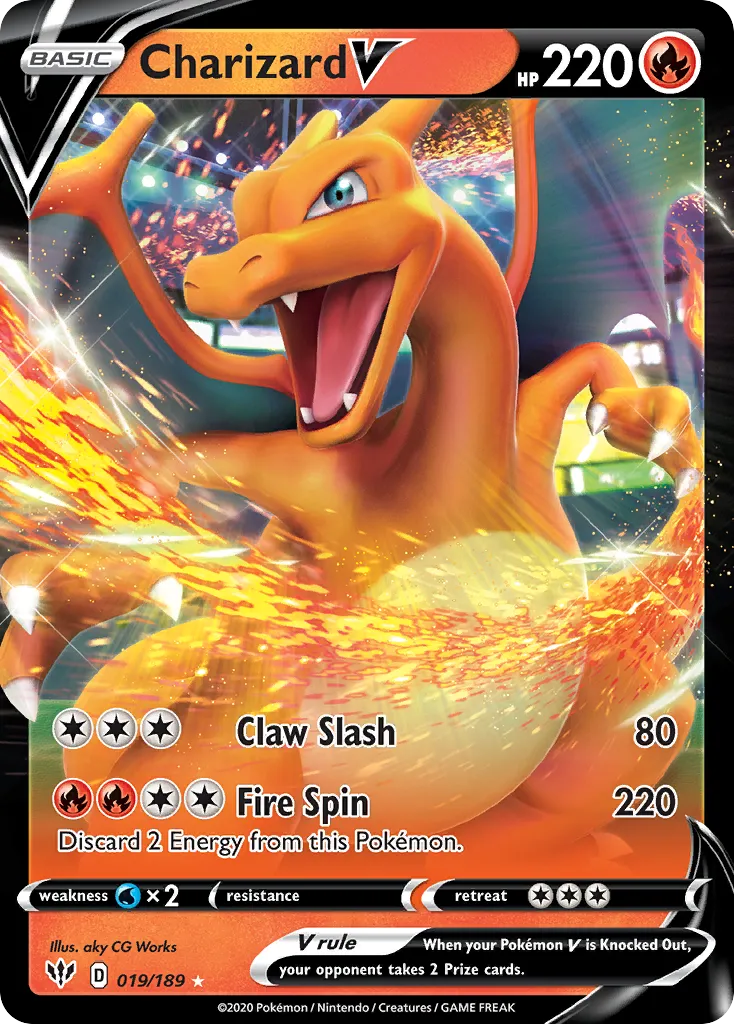 Charizard V — SWSH03: Darkness Ablaze — Pokémon
