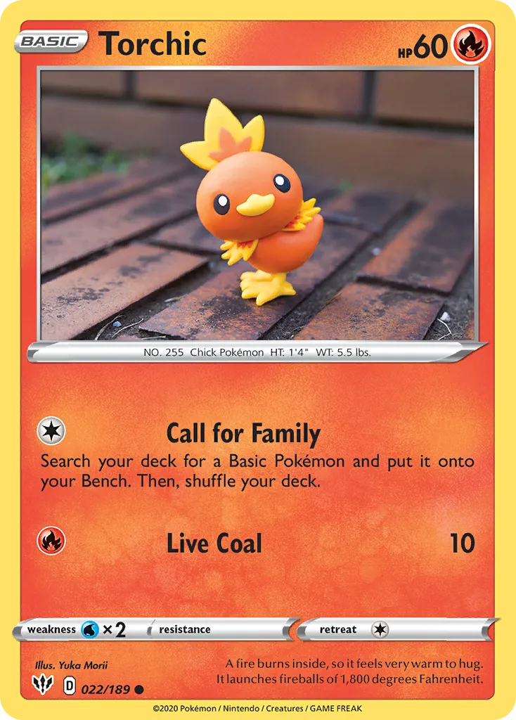 Torchic — SWSH03: Darkness Ablaze — Pokémon
