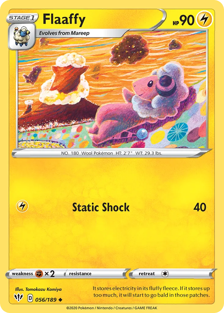 Flaaffy — SWSH03: Darkness Ablaze — Pokémon