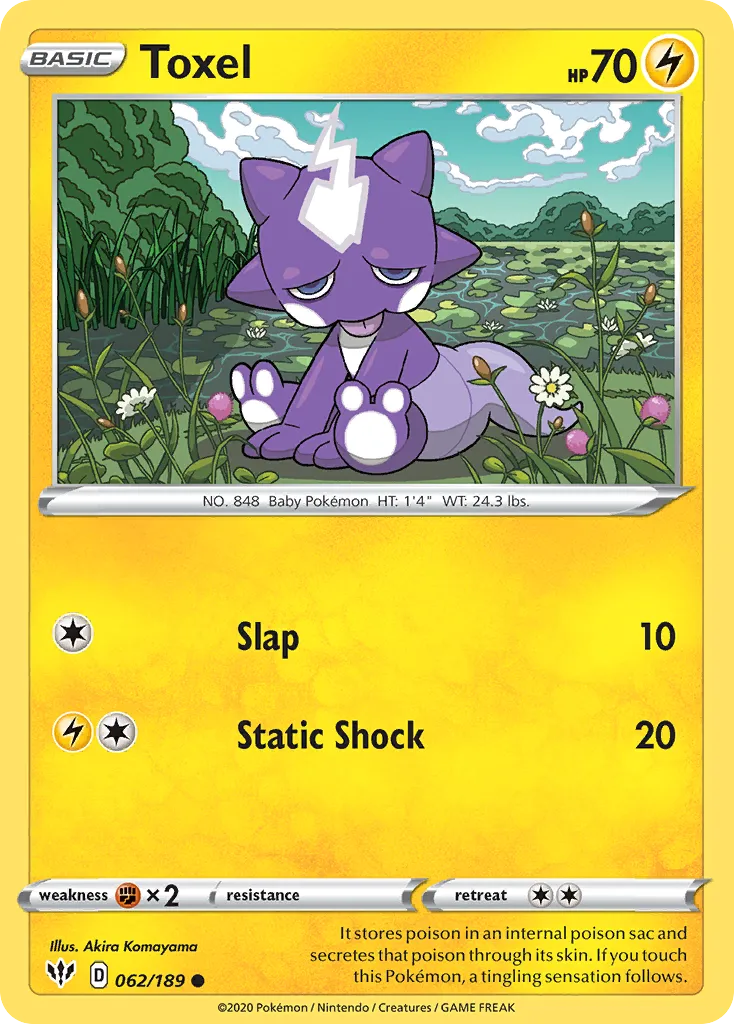 Toxel — SWSH03: Darkness Ablaze — Pokémon