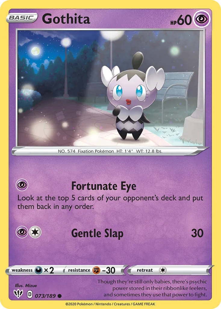 Gothita — SWSH03: Darkness Ablaze — Pokemon