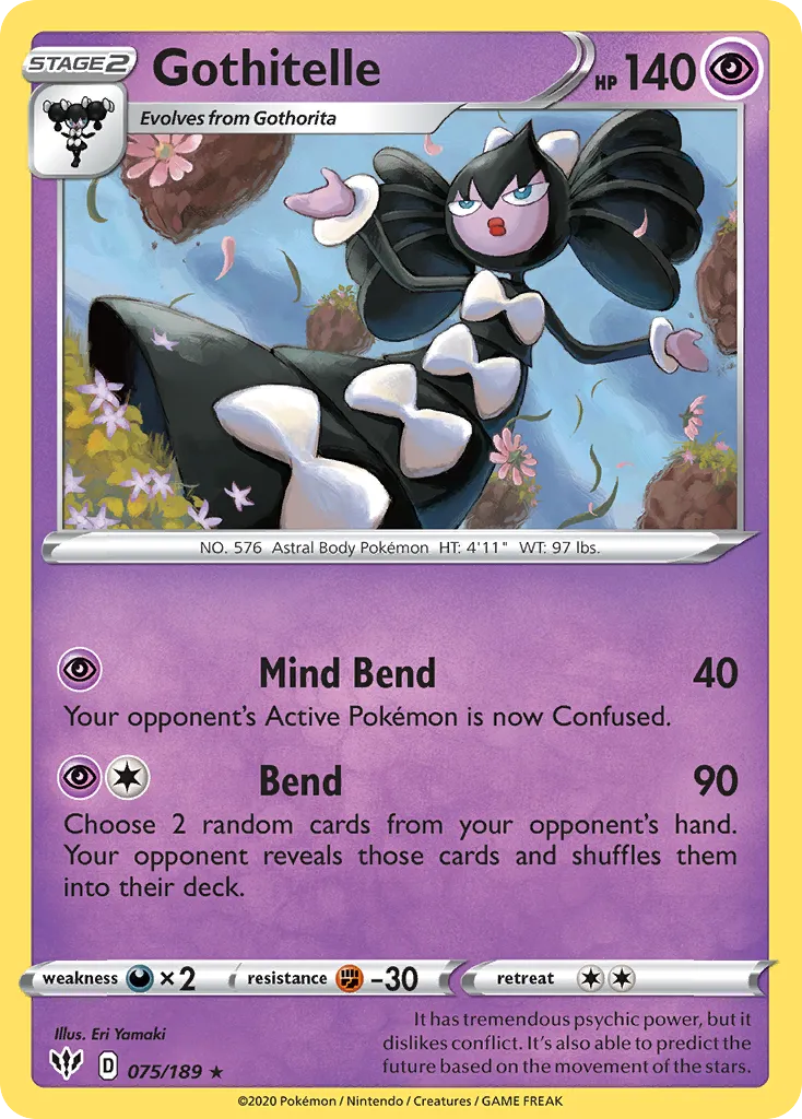 Gothitelle — SWSH03: Darkness Ablaze — Pokémon