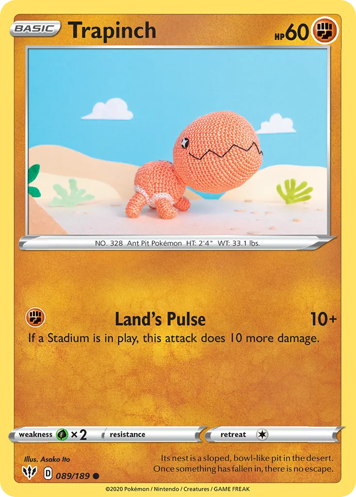 Trapinch — SWSH03: Darkness Ablaze — Pokémon