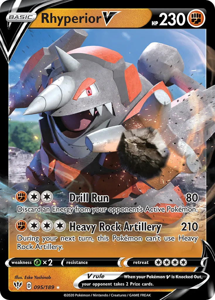 Rhyperior V — SWSH03: Darkness Ablaze — Pokémon