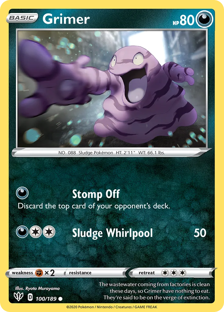 Grimer — SWSH03: Darkness Ablaze — Pokémon