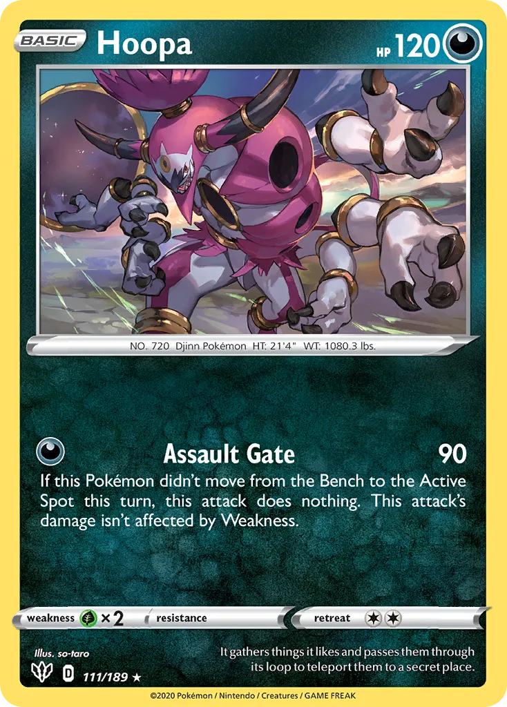 Hoopa — SWSH03: Darkness Ablaze — Pokémon