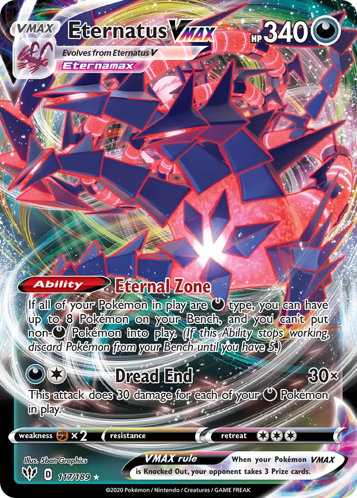 Eternatus VMAX — SWSH03: Darkness Ablaze — Pokémon