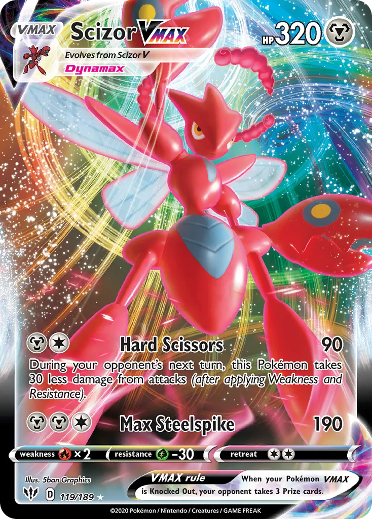 Scizor VMAX — SWSH03: Darkness Ablaze — Pokémon
