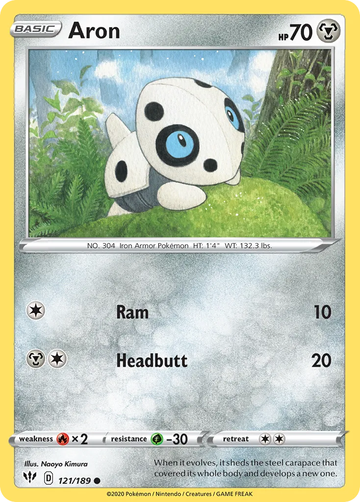 Aron — SWSH03: Darkness Ablaze — Pokemon