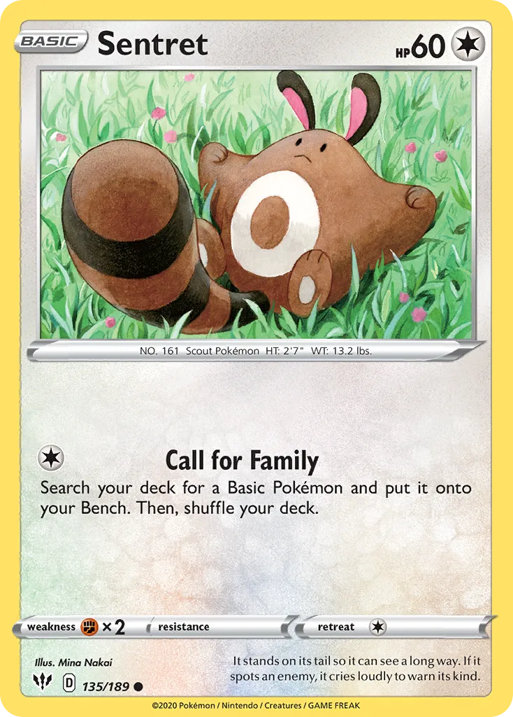 Sentret — SWSH03: Darkness Ablaze — Pokémon