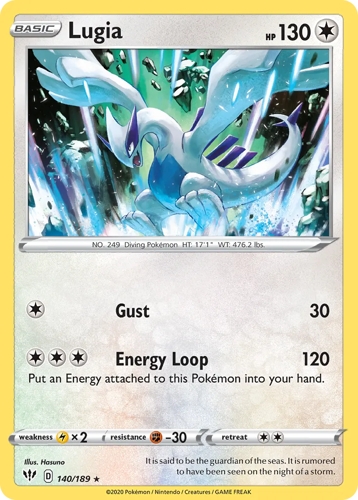 Lugia — SWSH03: Darkness Ablaze — Pokemon