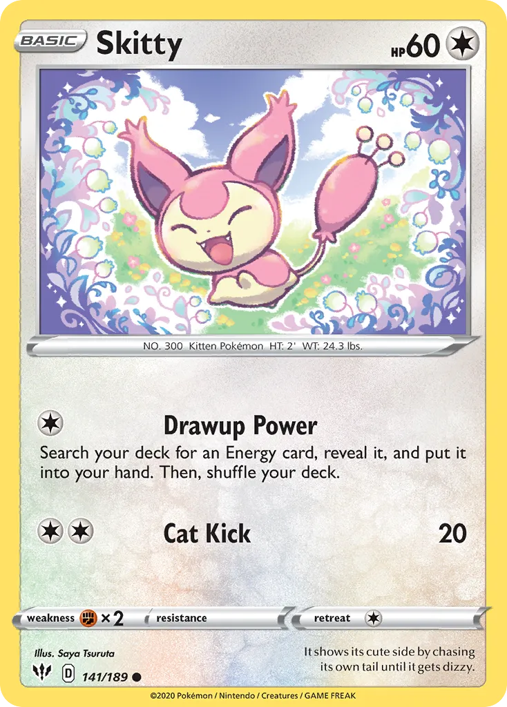 Skitty — SWSH03: Darkness Ablaze — Pokemon