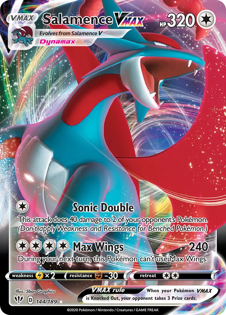 Salamence VMAX — SWSH03: Darkness Ablaze — Pokémon