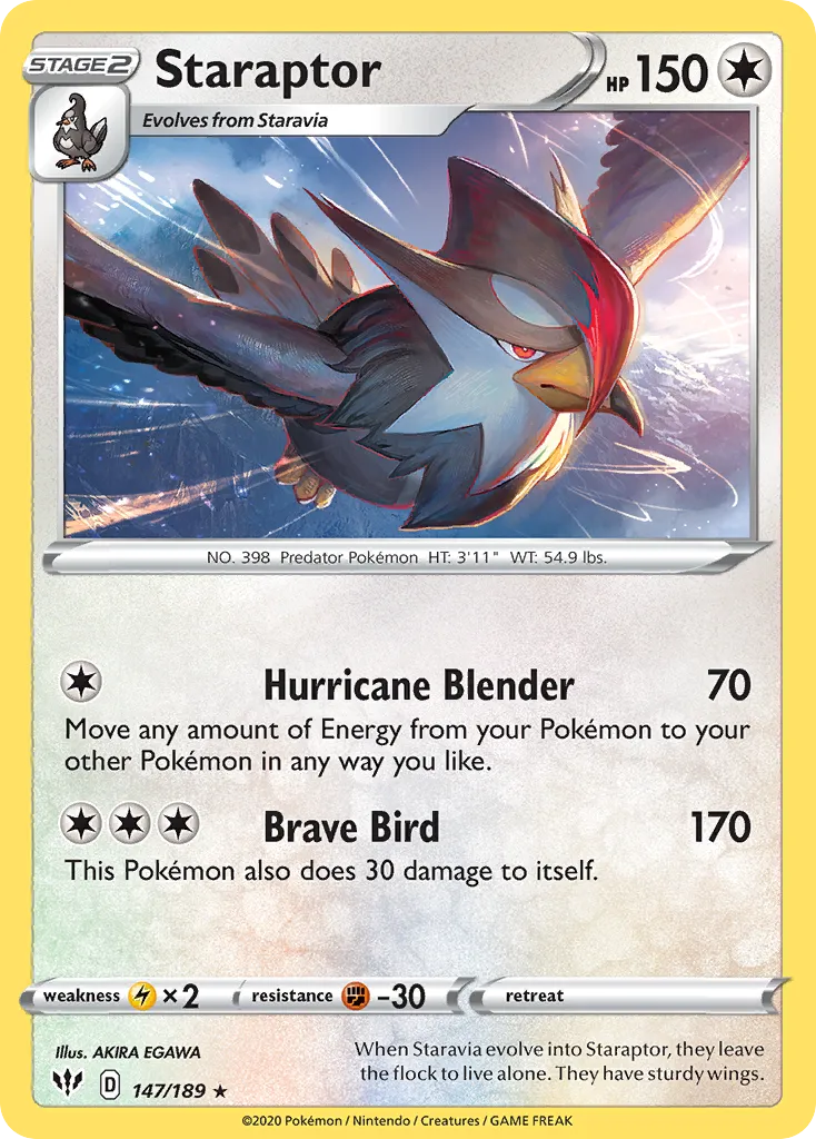 Staraptor — SWSH03: Darkness Ablaze — Pokémon